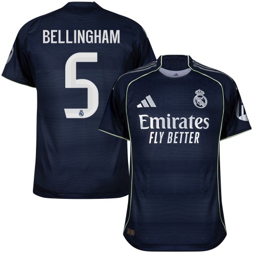 Real Madrid Bortatröja Bellingham 5 2025–2026 Real Madrid Bortatröja Bellingham 5 2025–2026